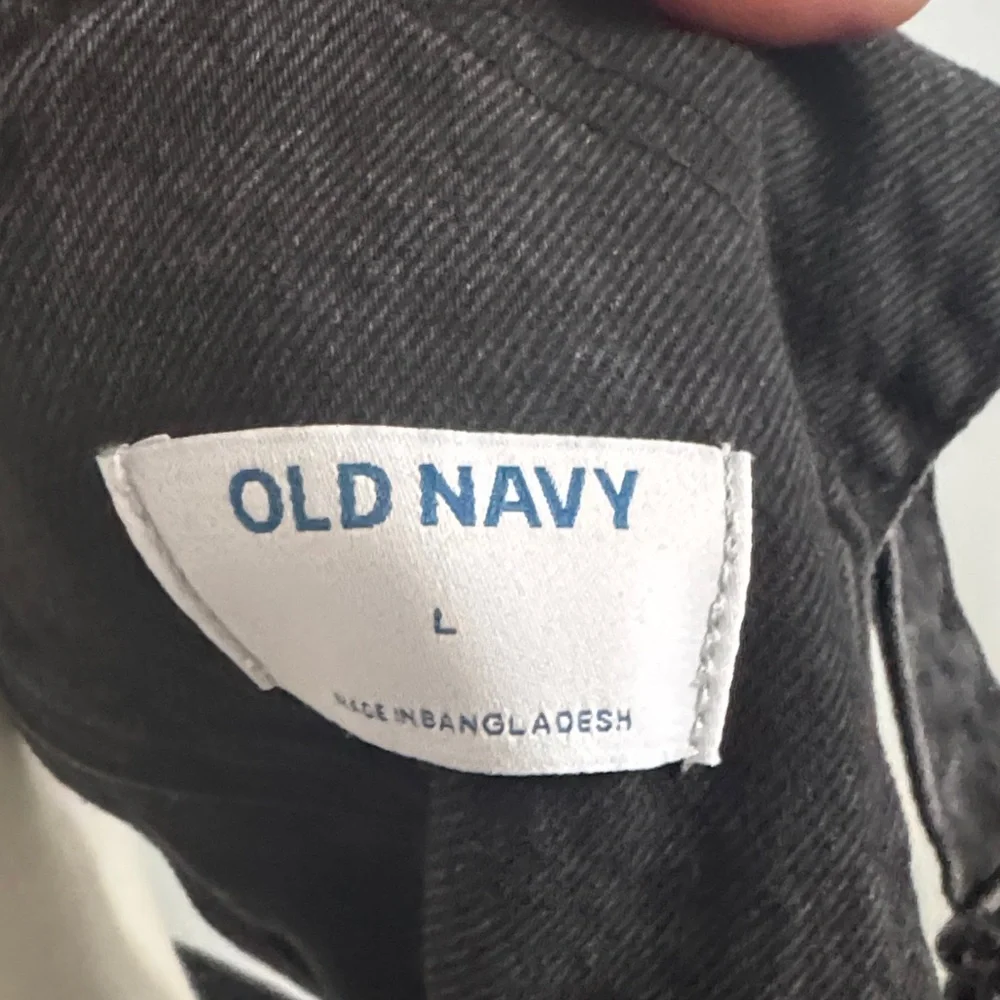 Old Navy Black Denim Overalls - Picture 4 of 4
